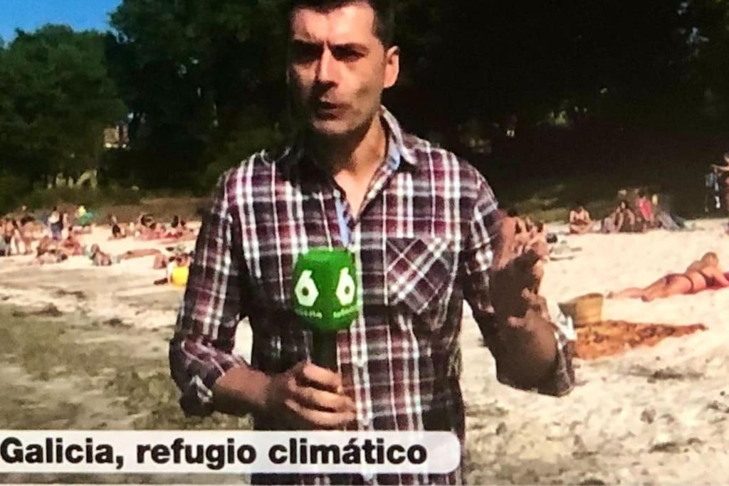 Refugio Climatico En Finisterre Frente A La Playa 아파트 외부 사진